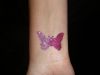 glitter butterfly tattoo image